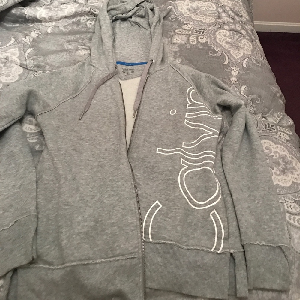 Calvin Klein grey hoodie